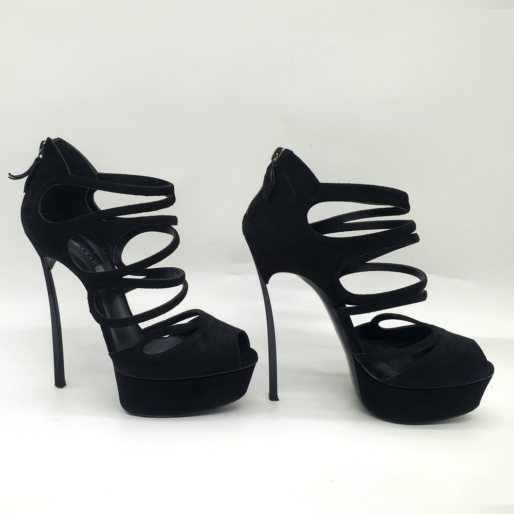 CASADEI Blade Sky High Platform Heels 6.5